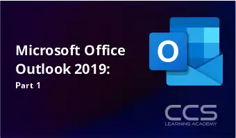 Microsoft Office Outlook 2019 Part-1